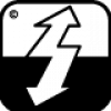 Teppich Symbol für die Zusatzeigenschaft antistatisch. 